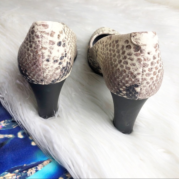 Rockport comfort sole snake print chunky heel pump - Picture 4 of 4